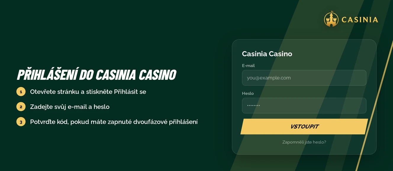 Otevři přihlašovací formulář.