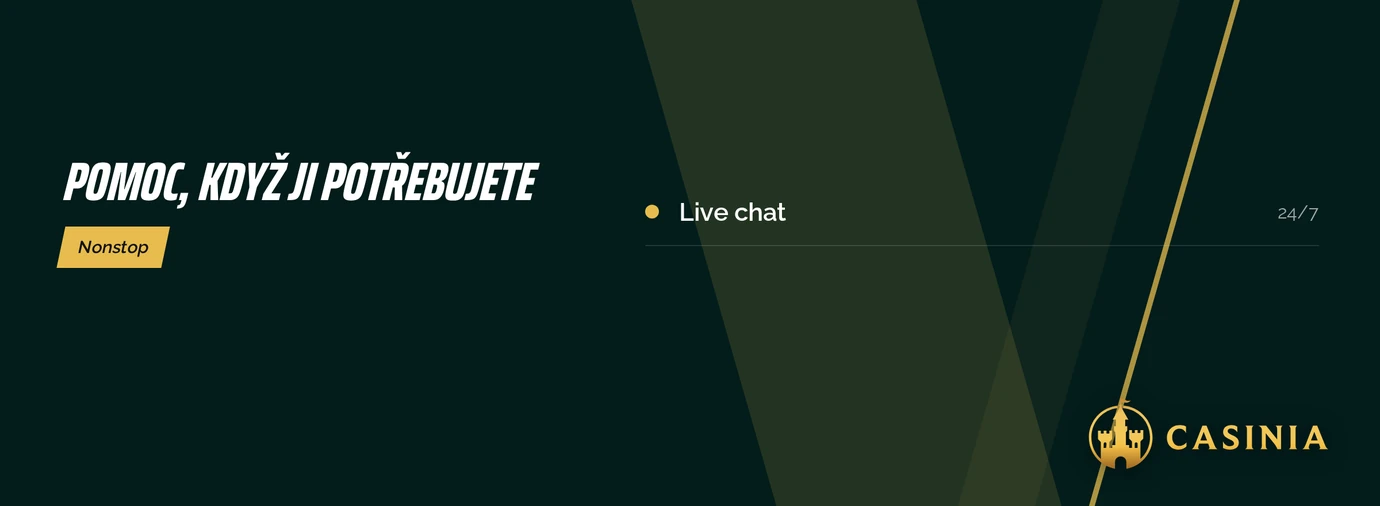 Piš podpoře přes chat.