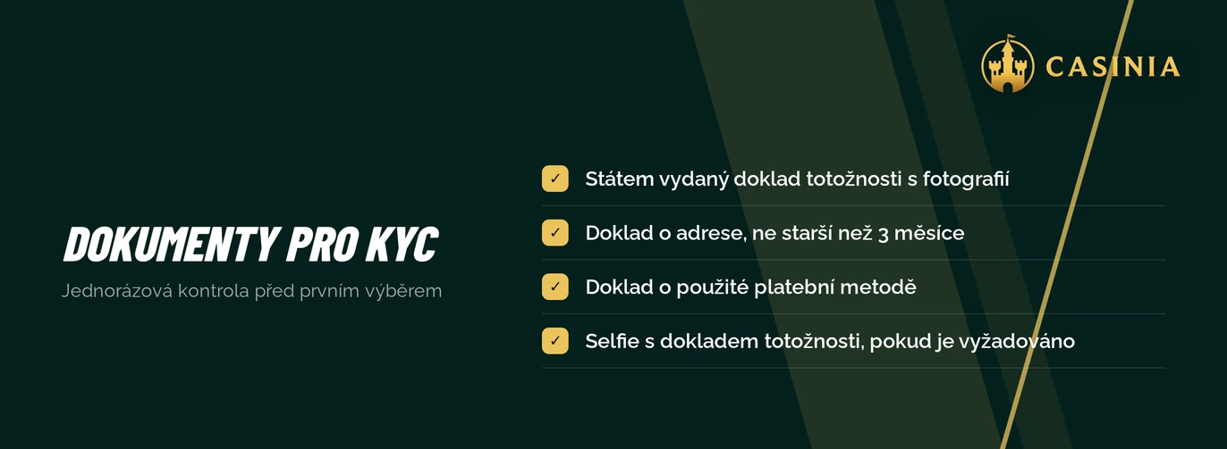 Doklady pro ověření předložte.